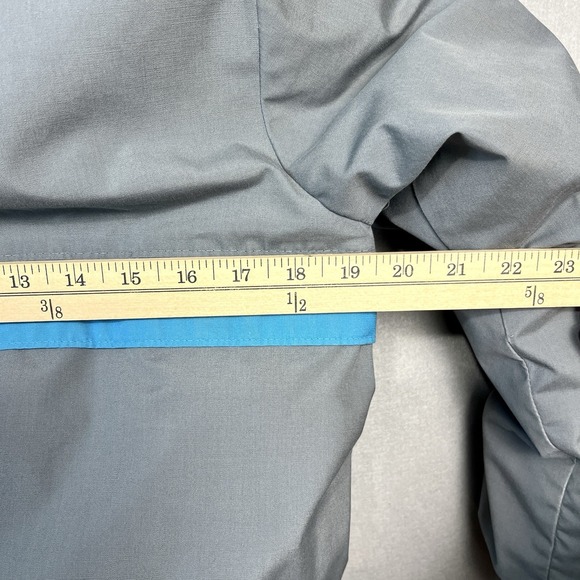 VTG Powderhorn Ski Closing Day Mountaineering Down Puff Jacket Sz 14 L Blue Gray - Picture 6 of 7